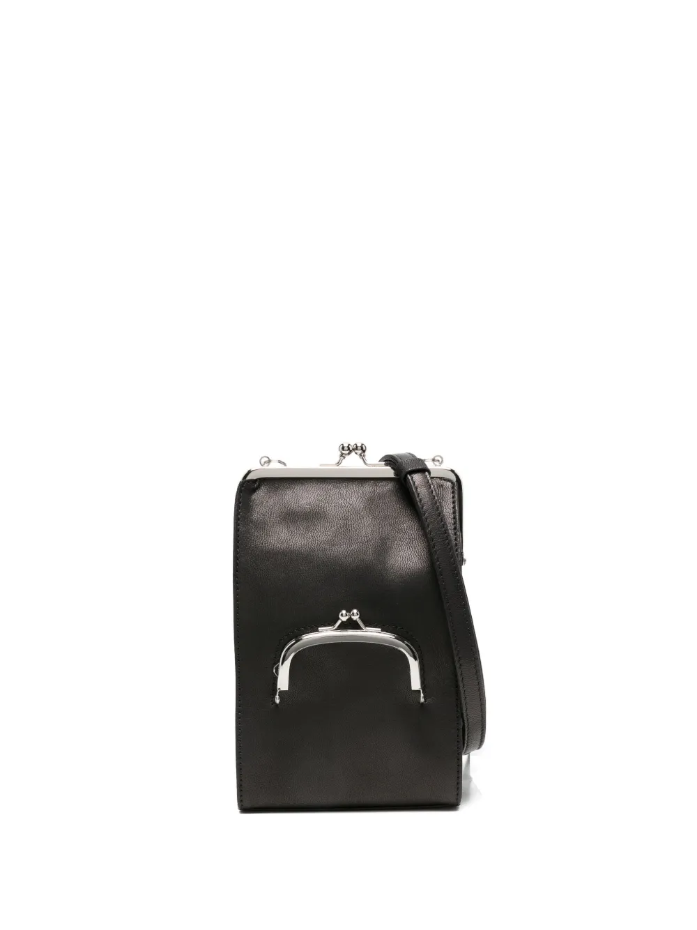 Yohji Yamamoto Borsa a tracolla per smartphone - Nero