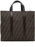 Fendi Pre-Owned 2010-2025 Large Zucca Canvas Shopper Tote satchel - Brown