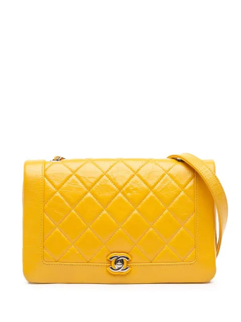 CHANEL Pre-Owned 2018 Crumpled Calfskin Bi Quilted Full Flap crossbody bag