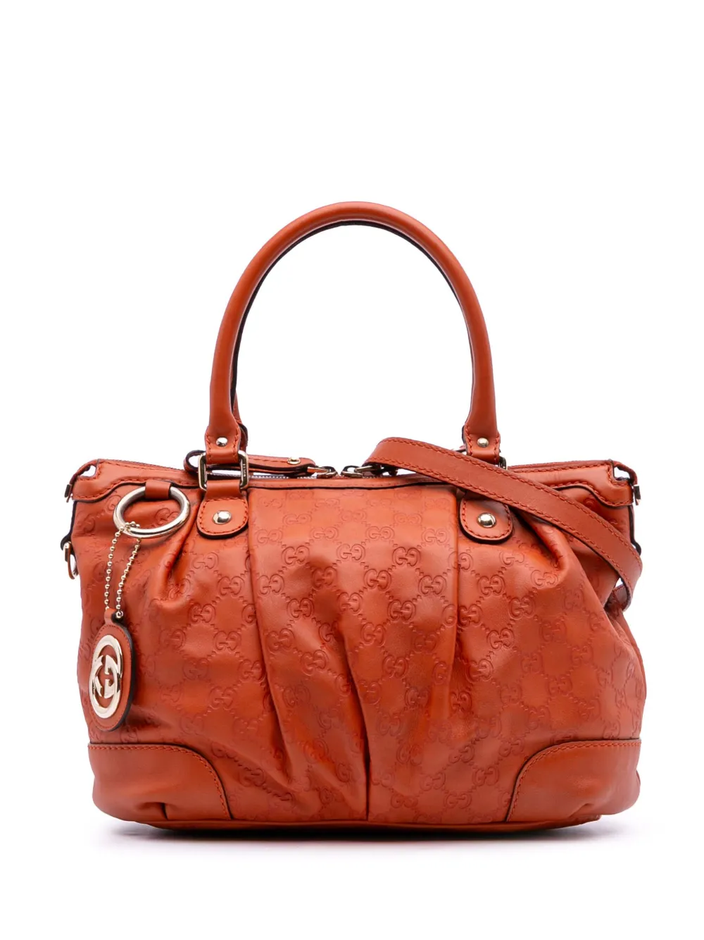 Gucci Pre-Owned 2016-2025 Guccissima Sukey satchel | Orange | Image 1