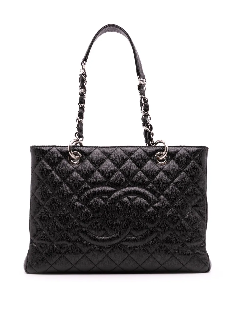 CHANEL Pre-Owned 2012-2013 Caviar Grand Shopping tote bag | Black | Image 1