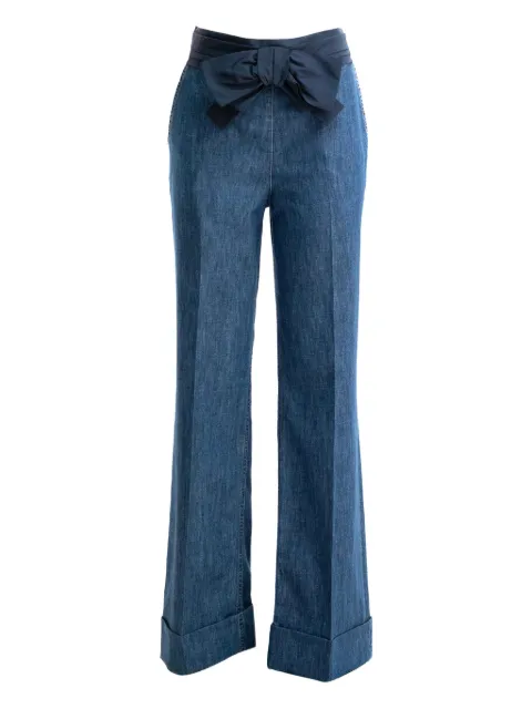 Valentino Garavani bow-detail jeans