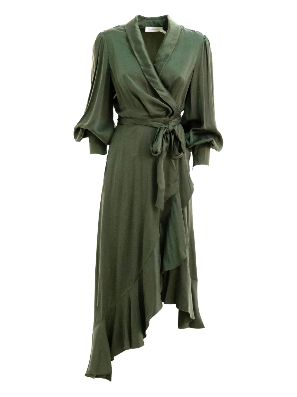 ZIMMERMANN ruffled wrap dress | Green | Image 1