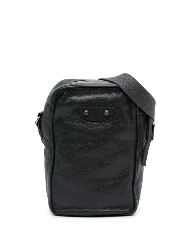 BALENCIAGA レザー　ボディバッグ Balenciaga Pre-Owned 2005-2025 Lambskin Motocross Classic Reporter