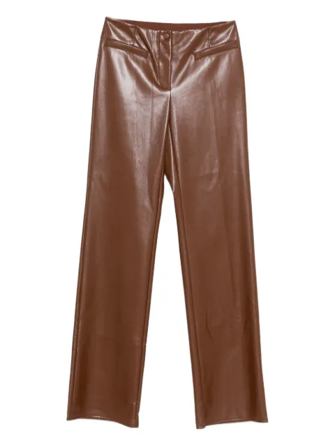 Patrizia Pepe faux-leather trousers