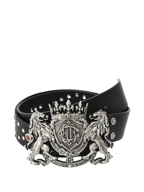 BIRTH OF ROYAL CHILD embellished lions-buckle belt