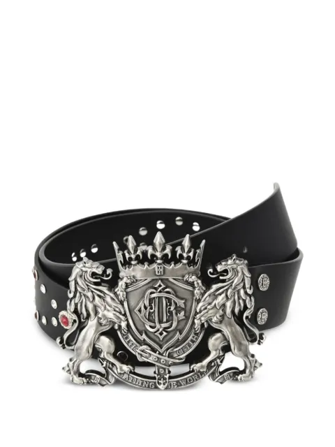 BIRTH OF ROYAL CHILD embellished lions-buckle belt