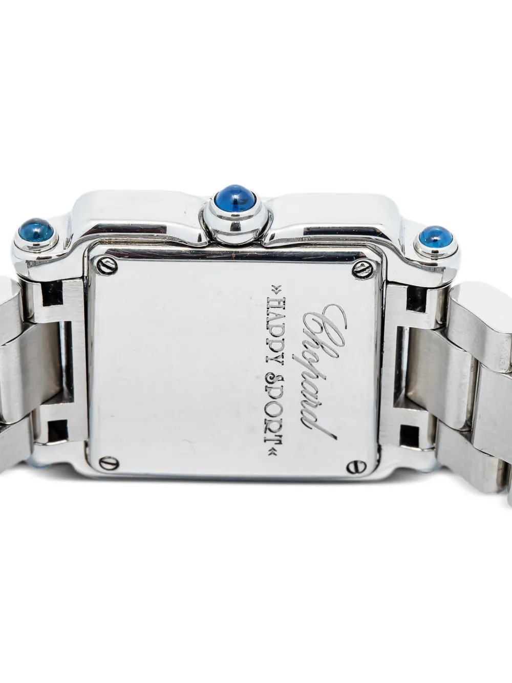 Pre-owned Chopard Happy Sport 23mm In White