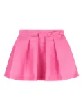 MAMA LUMA KIDS pleated bow skirt - Pink
