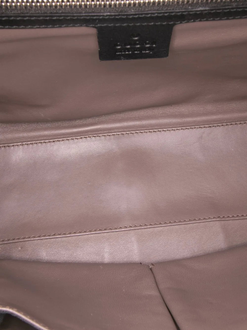 Pre-owned Gucci 2016-2025 Medium Leather Dollar Interlocking G Crossbody Bag In Black