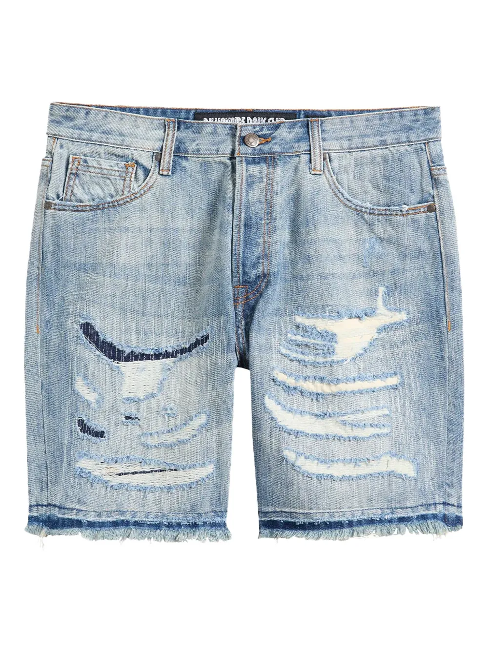 Billionaire Boys Club distressed denim shorts | Blue | Image 1