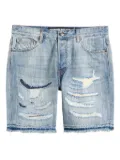 Billionaire Boys Club distressed denim shorts - Blue