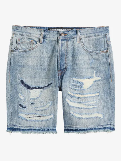 Billionaire Boys Club distressed denim shorts