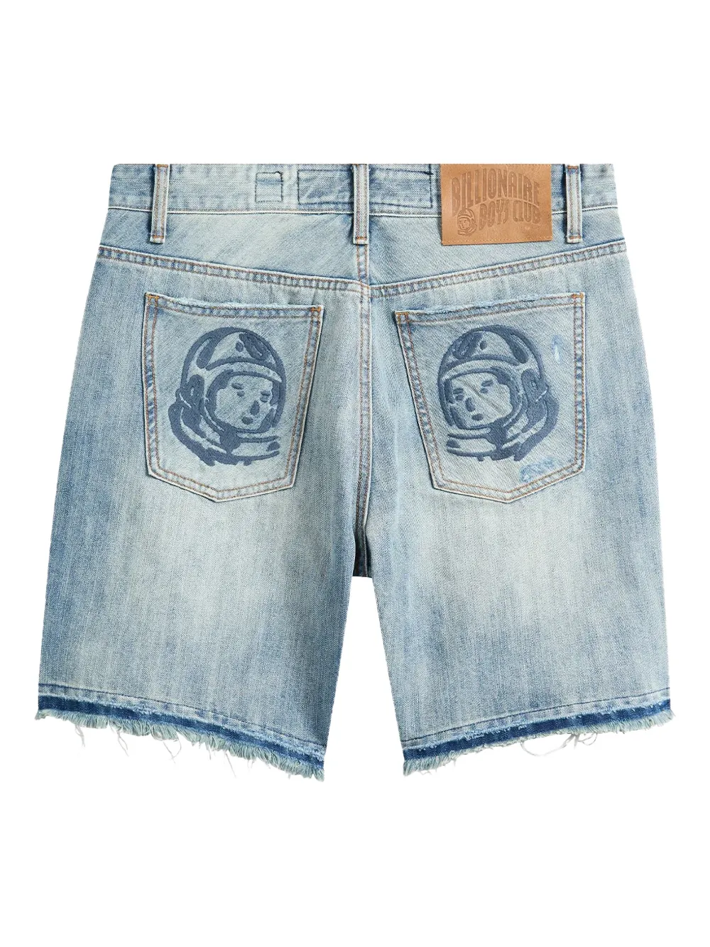 Billionaire Boys Club distressed denim shorts - Blauw
