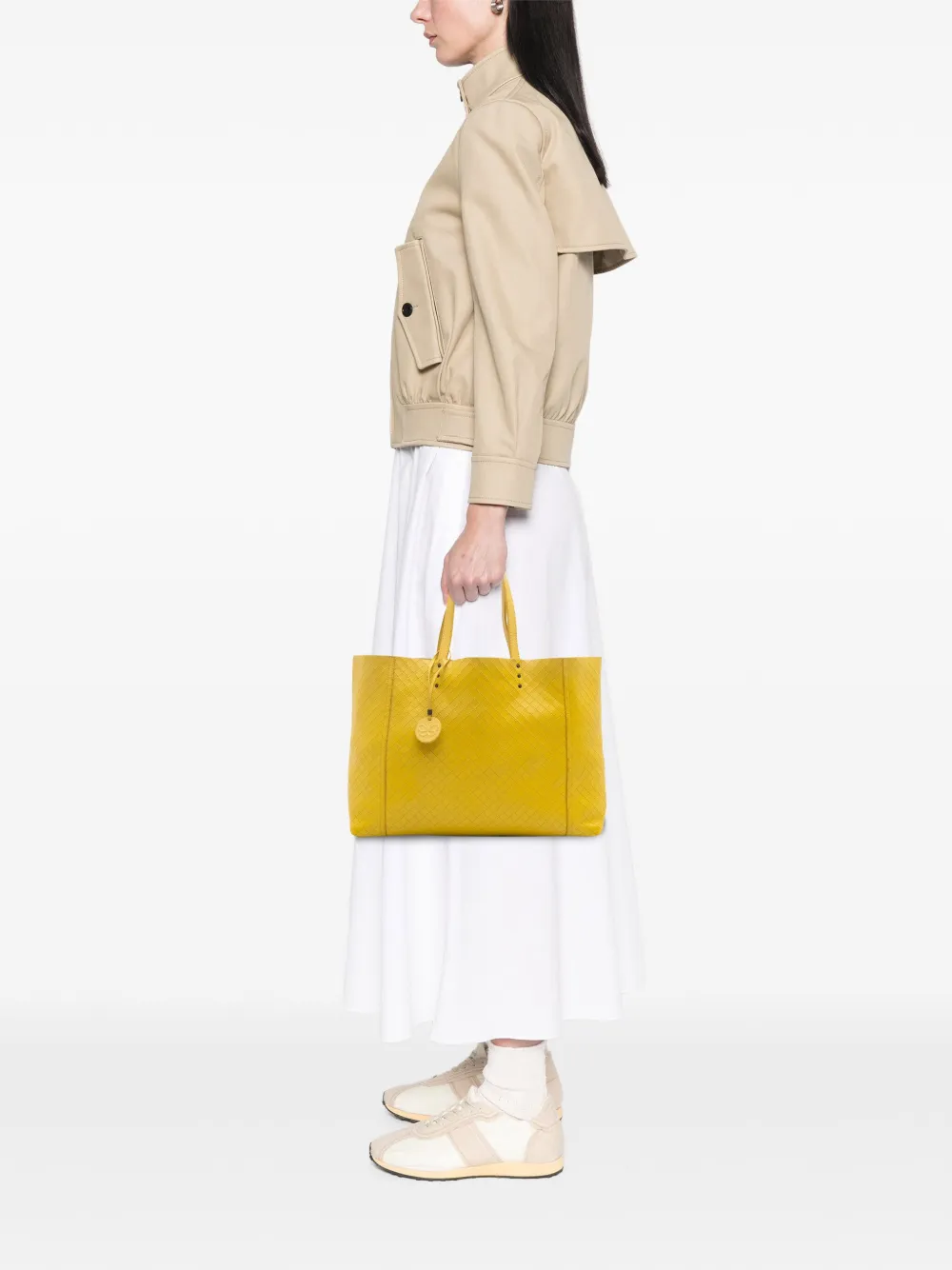 Bottega Veneta Pre-Owned 2012-2025 Leather Intrecciomirage tote bag | Pre-Owned | Image 2