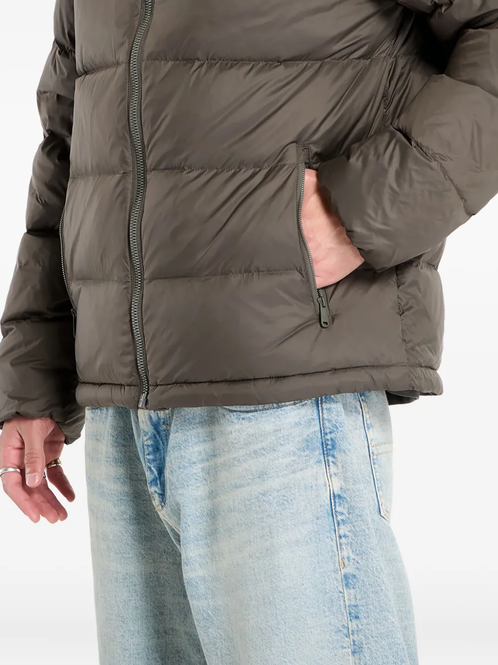 Calvin Klein Jack met capuchon Grijs