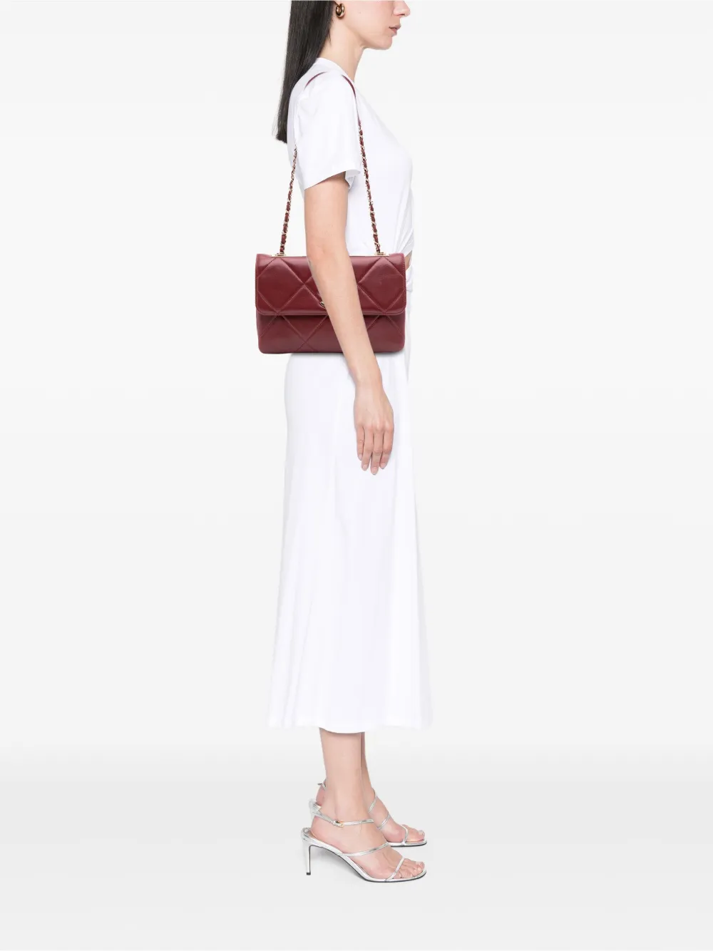 CHANEL Pre-Owned 2019 Quilted Lambskin Trendy CC Flap shoulder bag | Pre-Owned | Image 2