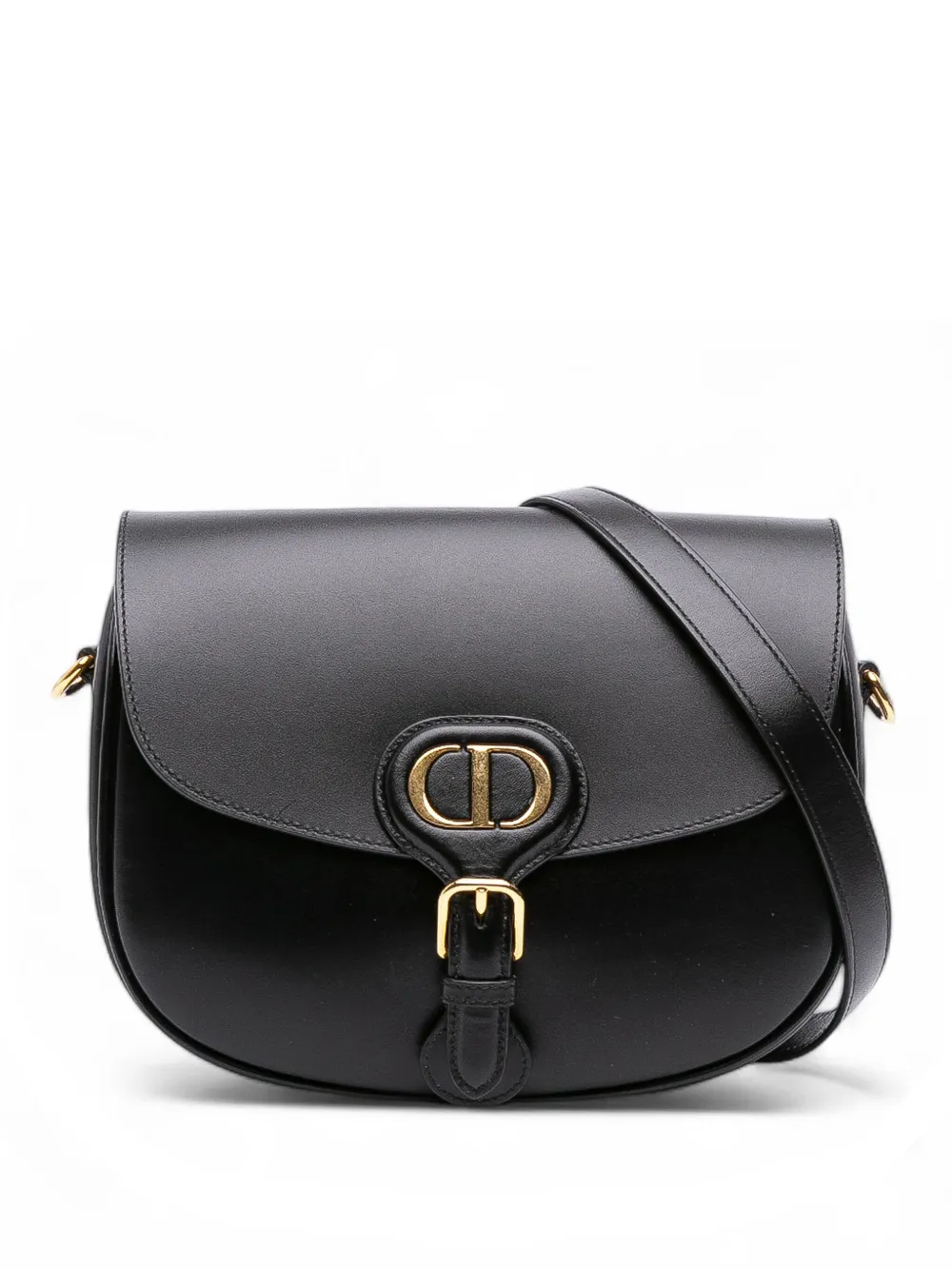 Christian Dior Pre-Owned 2020 ミディアム レザー ボビー ショルダーバッグ - ブラック Christian Dior Pre-Owned 2020 ミディアム レザー ボビー ショルダーバッグ - ブラック