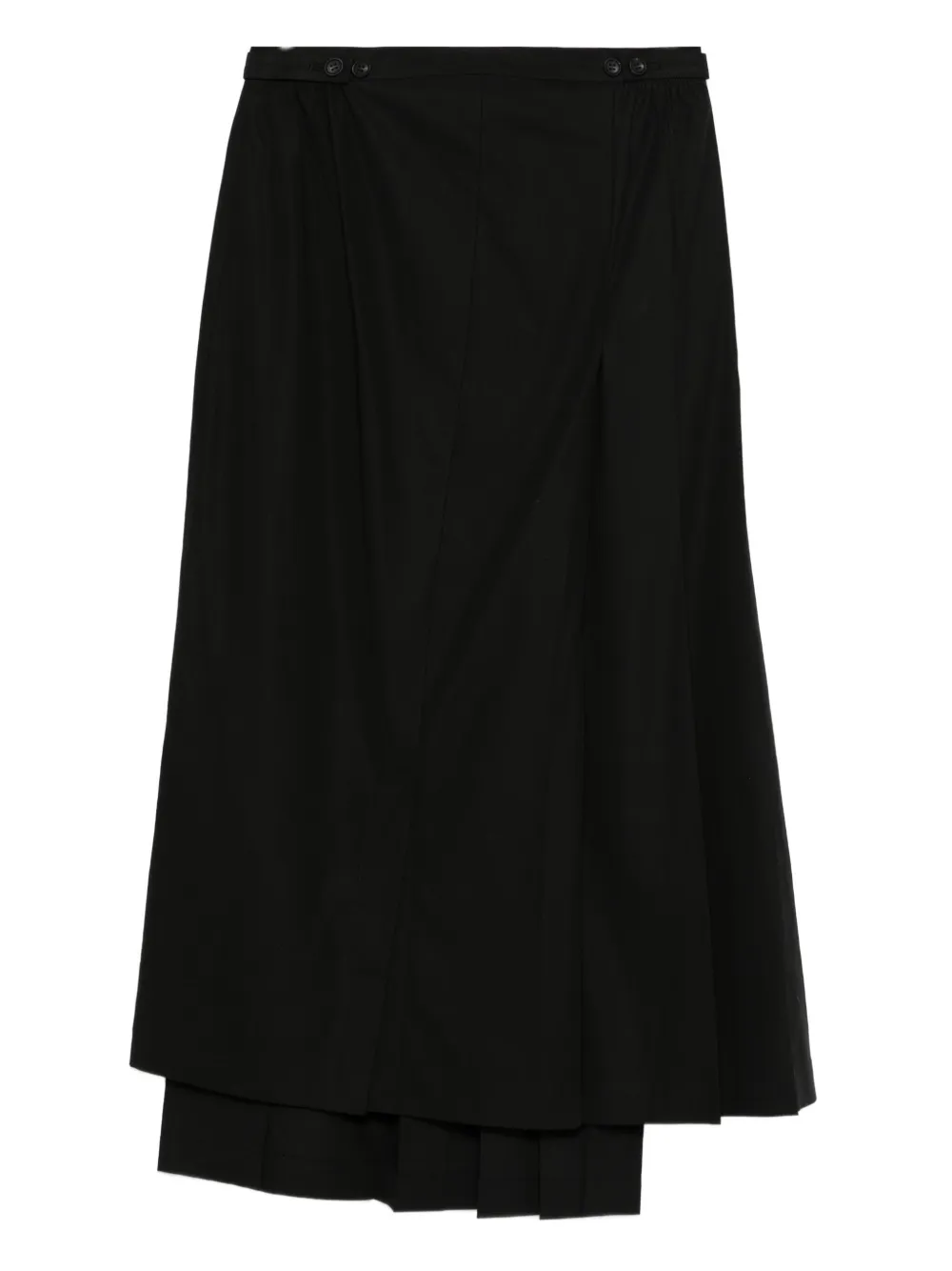 Yohji Yamamoto pleated wrap skirt | Pleated Skirts | Image 2