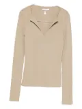 Patrizia Pepe ribbed sweater - Neutrals