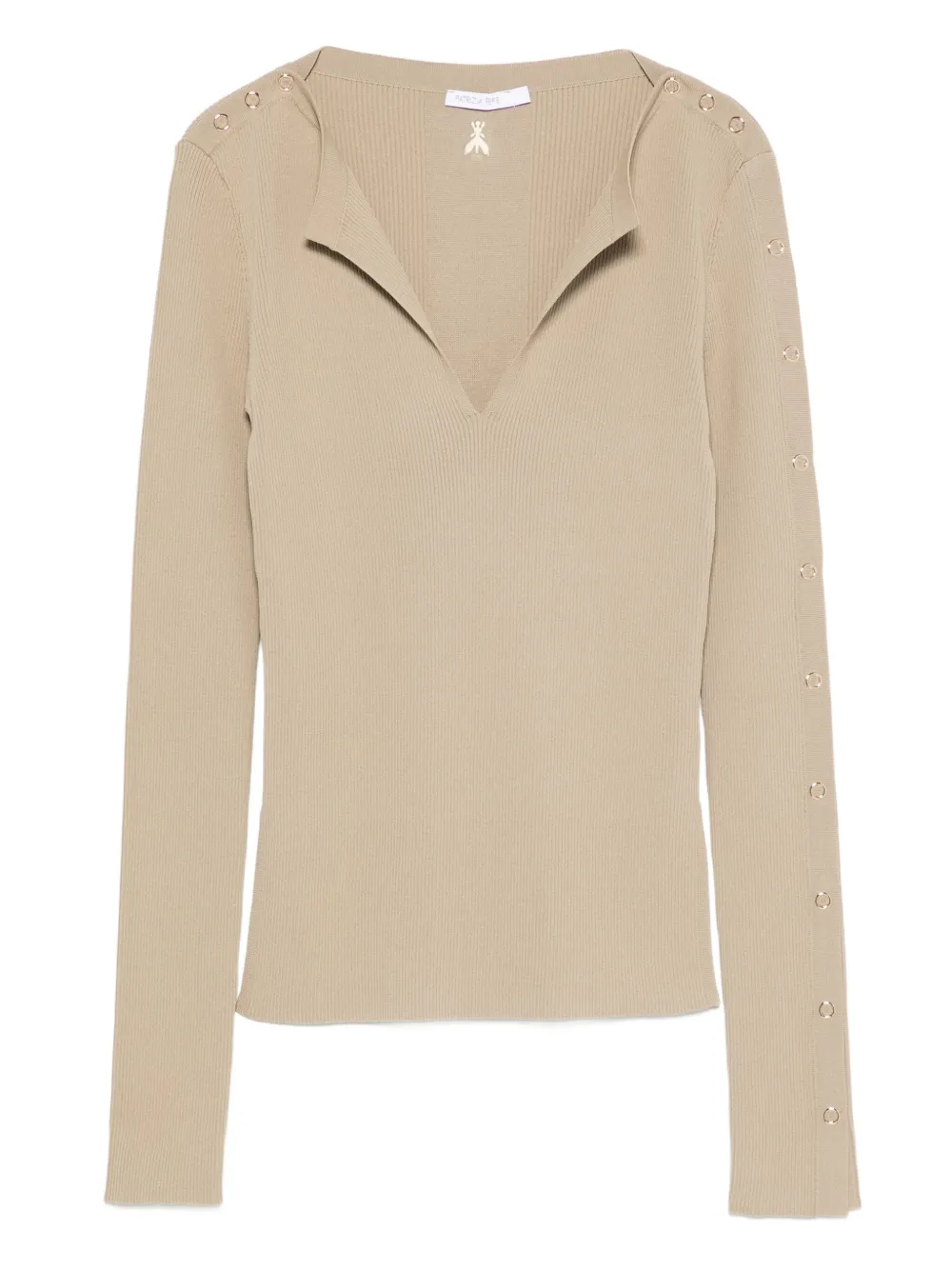 Patrizia Pepe ribbed sweater | Neutrals | Image 1