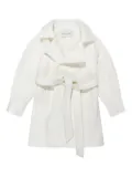 MAMA LUMA KIDS belted wool coat - White
