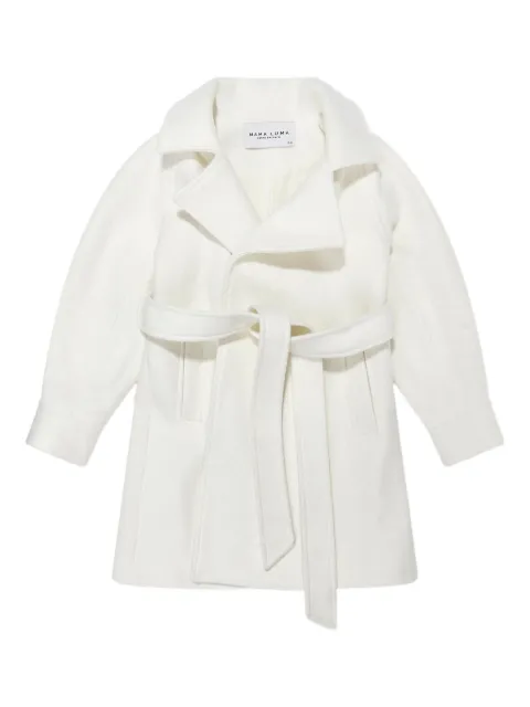 MAMA LUMA KIDS belted wool coat
