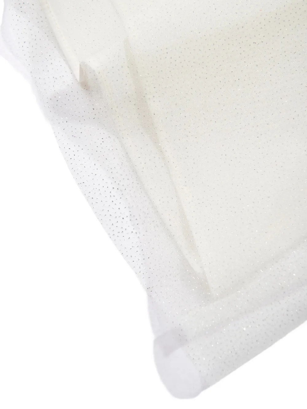 Glitter-Embellished Ruffle-Detail Dress