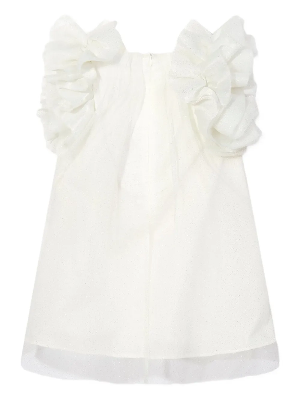MAMA LUMA KIDS glitter-embellished ruffle-detail dress | Girls Party & Special Occasion Dresses | Image 2