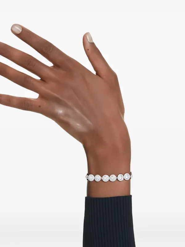 Swarovski Una Angelic クリスタル ブレスレット | シルバートーン