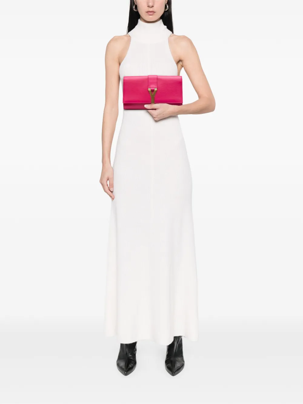 Saint Laurent Pre-Owned 2013-2025 Leather Chyc Ligne clutch bag | Pre-Owned | Image 2