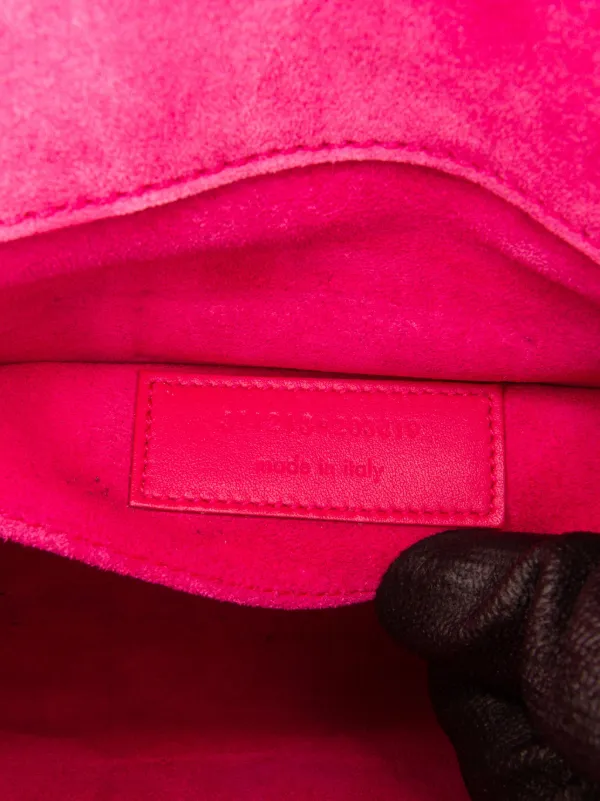 SAINT LAURENT ピンク クラッチバッグ　新品同様 Saint Laurent Pre-Owned 2013-2025 レザー シックライン