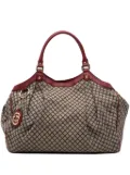 Gucci Pre-Owned 2016-2025 Large Diamante Canvas Sukey tote bag - Brown