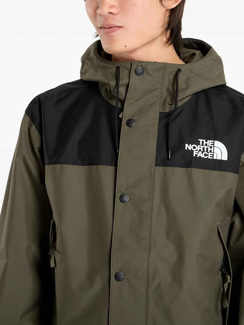 The North Face Jack met geborduurd logo Groen