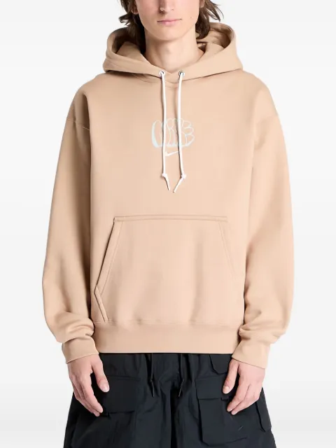 Nike hoodie texturizada con logo Swoosh