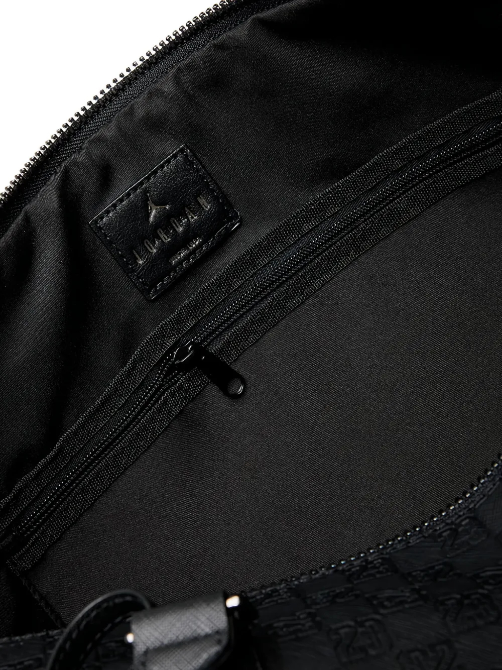 Jordan Duffeltas met monogram-reliëf Zwart