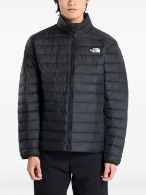 The North Face logo-embroidered Puffer Jacket | Black | FARFETCH SG