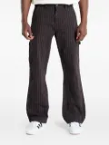 DICKIES stripe-pattern trousers - Black