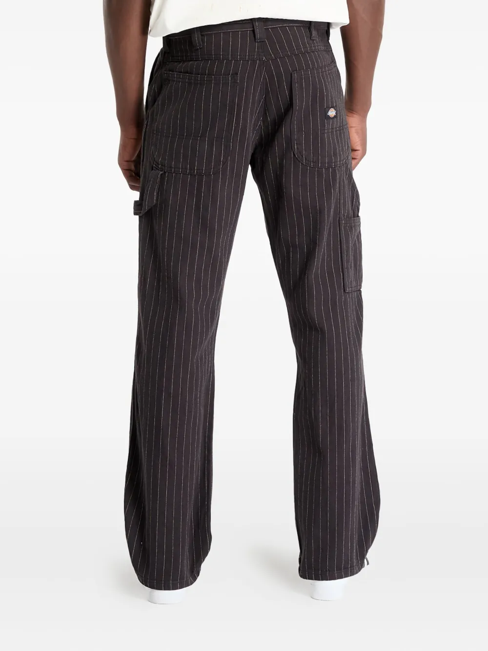 Dickies Stripe-pattern Trousers In Brown
