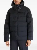CHALLENGER hooded puffer jacket - Black