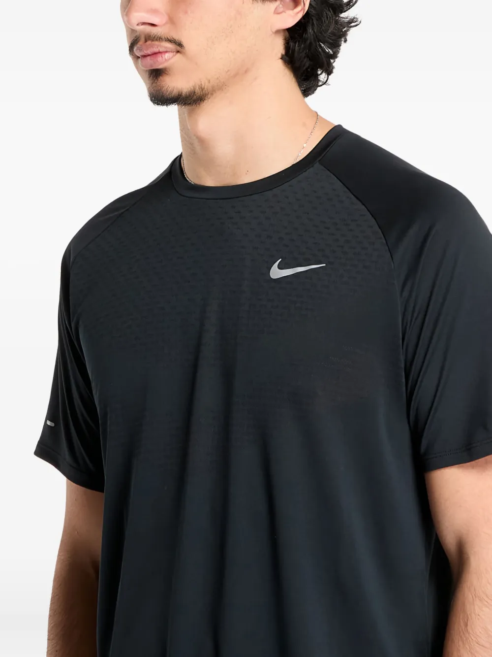 Nike Stride hardloopshirt Zwart
