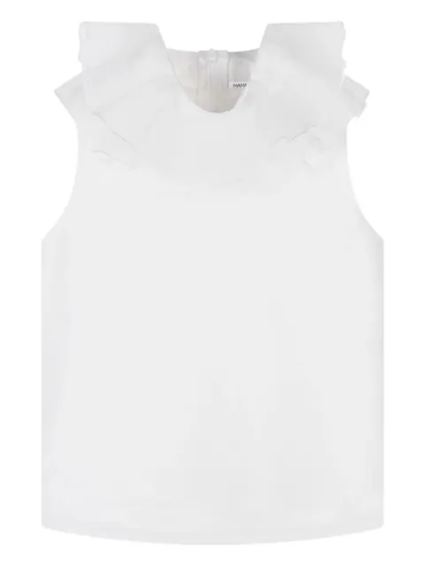 MAMA LUMA KIDS ruffled-collar sleeveless top