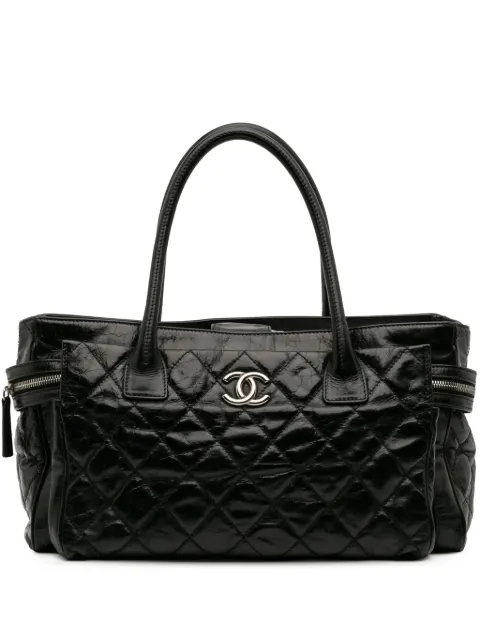 CHANEL Pre-Owned 2008-2009 Medium Quilted Glazed Calfskin Executive tote bag
