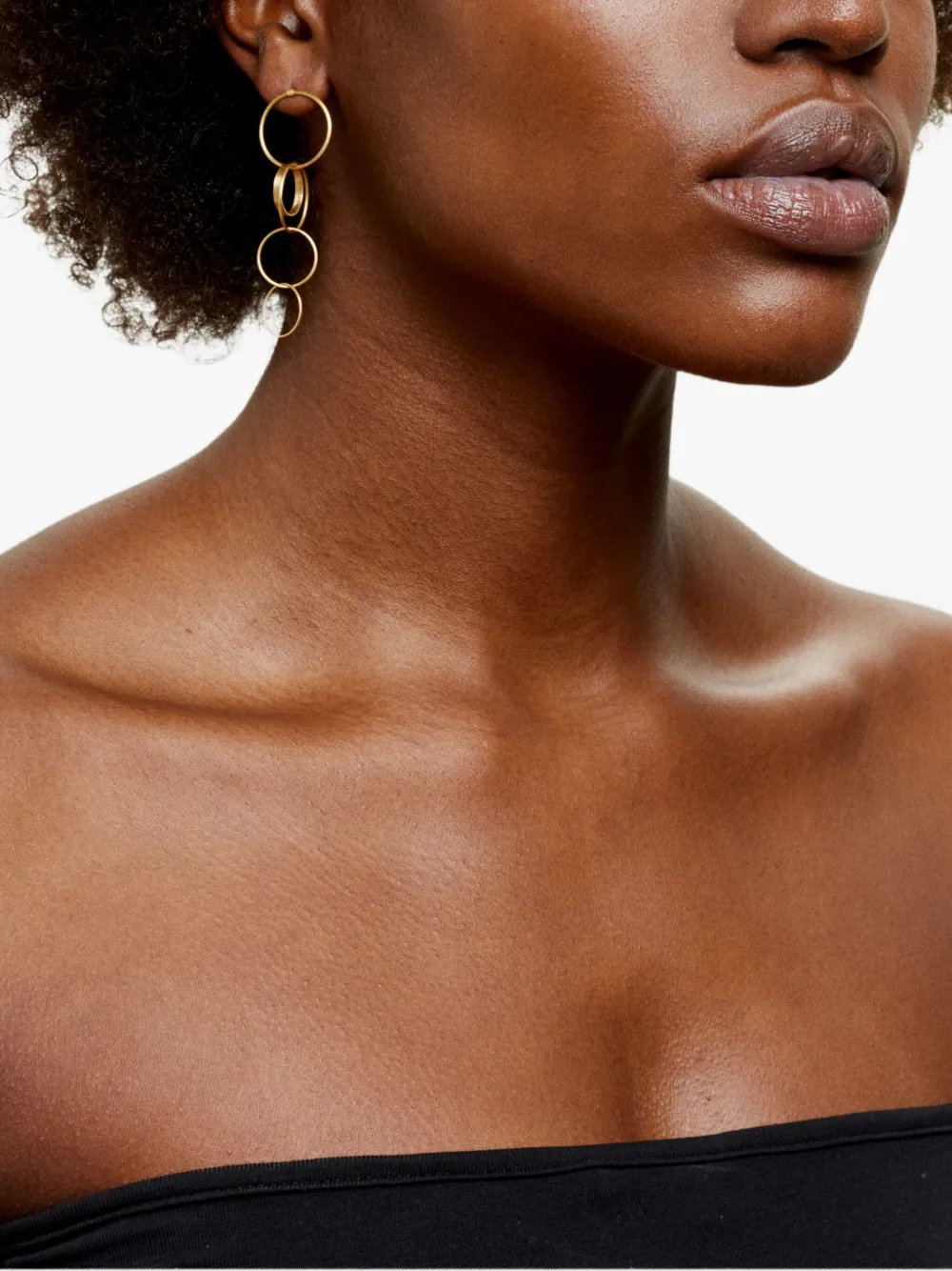 Lia Di Gregorio 18K yellow gold Sequenza earrings | Image 2