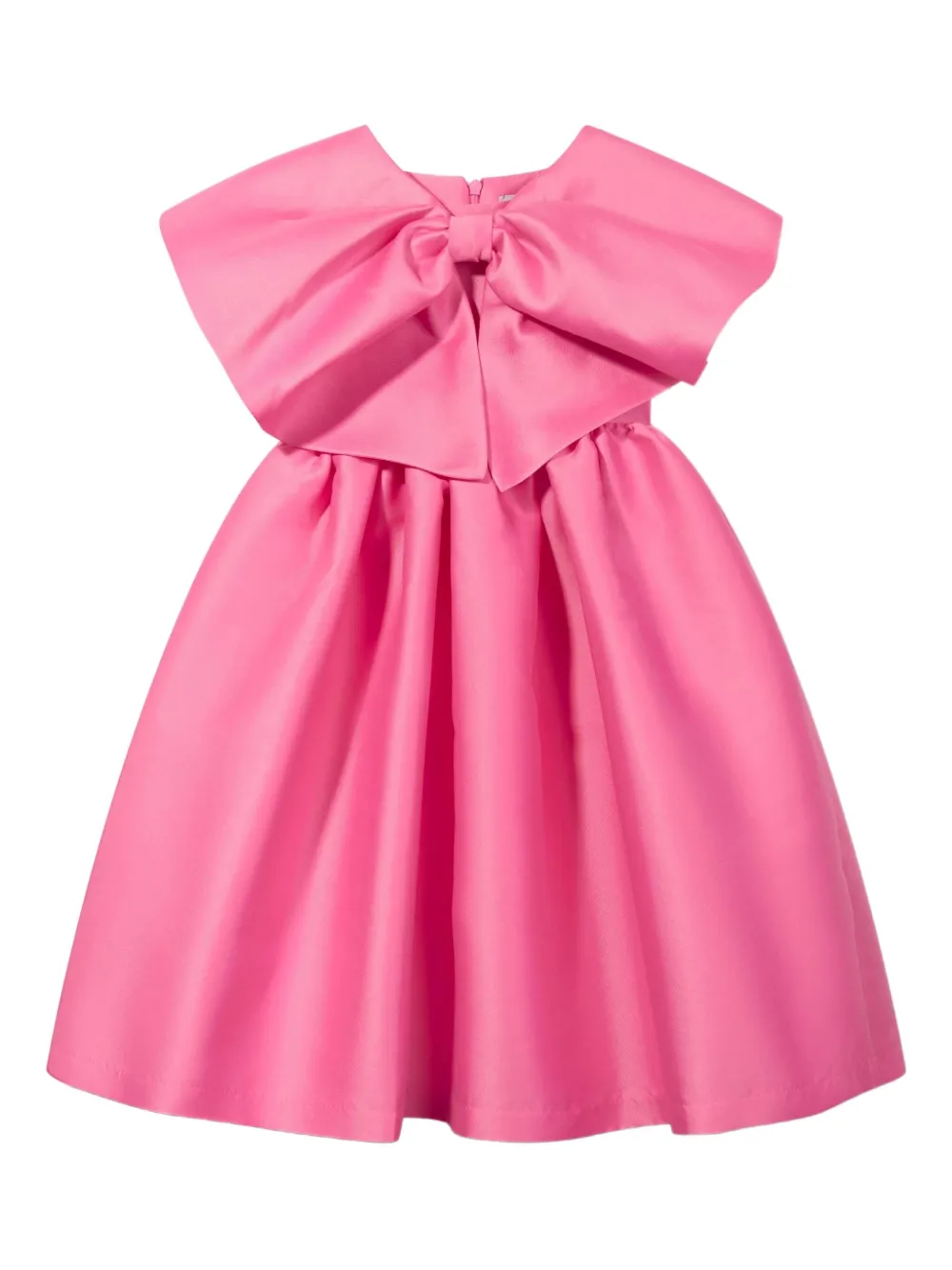 MAMA LUMA KIDS リボンネック Aラインドレス - ピンク MAMA LUMA KIDS リボンネック Aラインドレス - ピンク