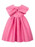 MAMA LUMA KIDS bow-neck A-line dress - Pink