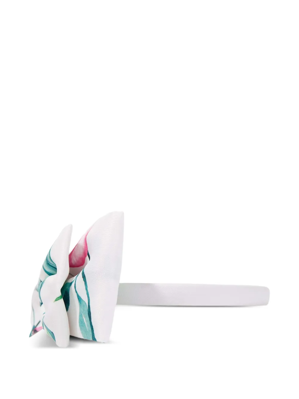 MAMA LUMA KIDS Haarband met bloemenprint Wit