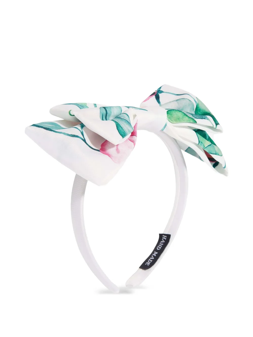 MAMA LUMA KIDS Haarband met bloemenprint Wit