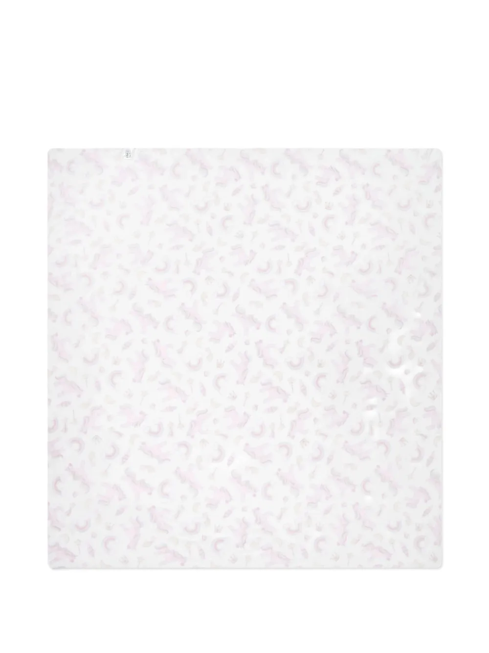 MAGNOLIA BABY Deken met eenhoornprint en regenboogpatroon Roze