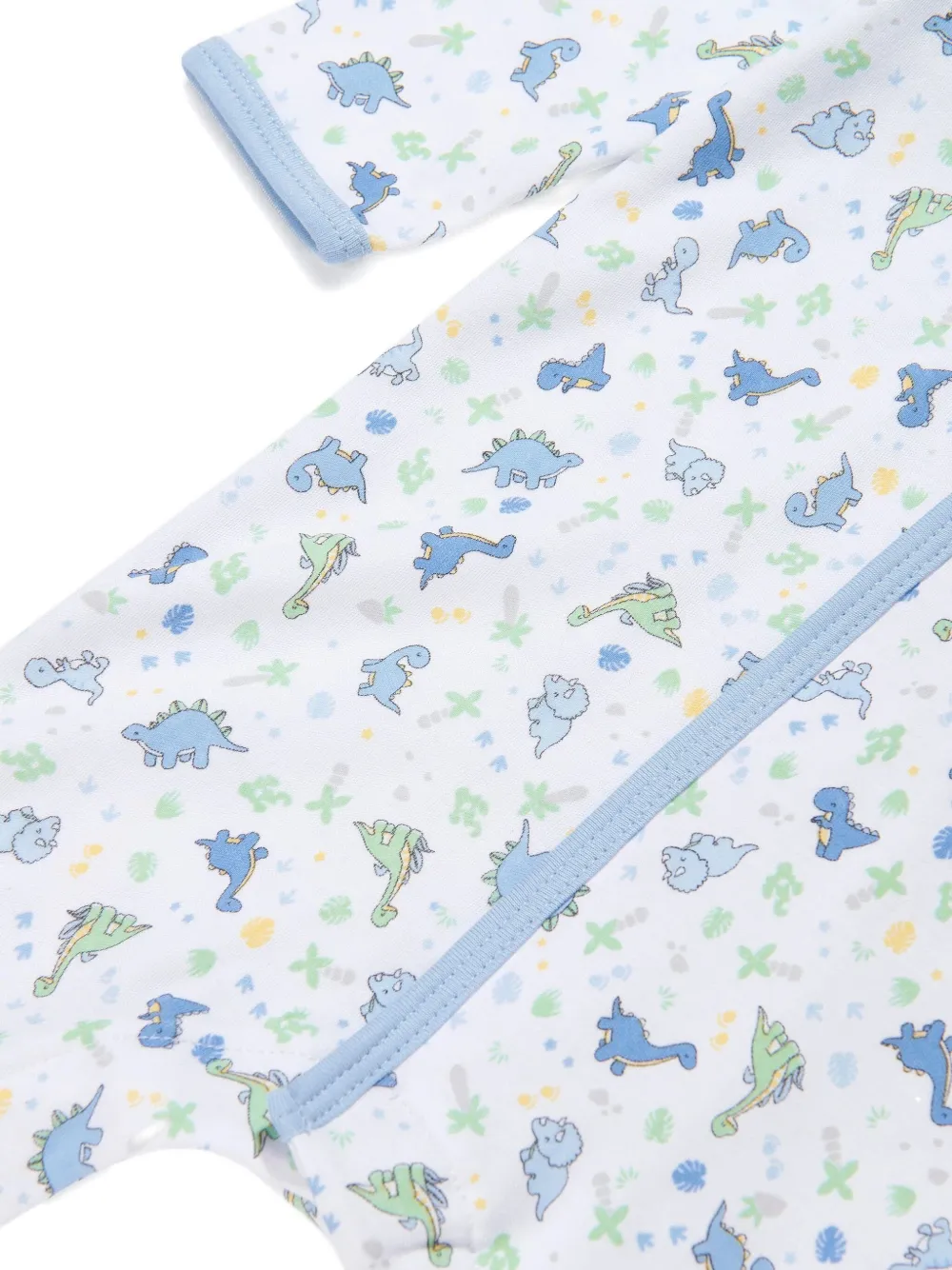 Magnolia Baby Dinosaur-print Footed Babygrow In Multi